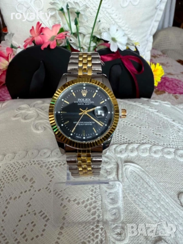 Rolex Нов Мъжки Часовник Кварцов Механизъм Ролекс 
