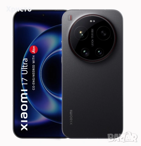 НОВ!!! Xiaomi 17 Ultra, 16GB, 512GB, Black  
