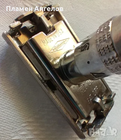 Самобръсначка Gillette Slim Adjuatable 1968 USA, снимка 5 - Антикварни и старинни предмети - 55418757