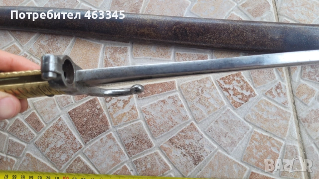 Щик Шаспо с ножна - 1, снимка 8 - Антикварни и старинни предмети - 54028739