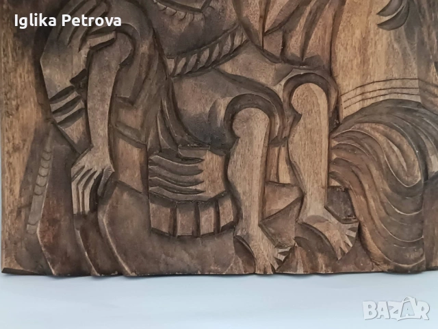 Ръчно изработено пано, снимка 5 - Антикварни и старинни предмети - 54500934