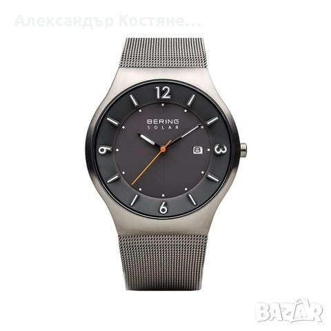 Нов часовник Bering Slim Solar 14440-077 - гаранция, снимка 2 - Мъжки - 55213887
