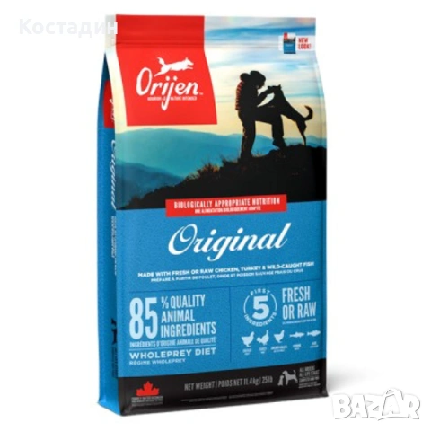 Пълноценна Храна за Кучета от Всички породи в Зряла възраст - 11.4кг - Original - Orijen