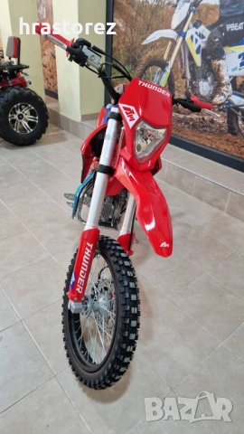 НОВИ - Бензинов кросов мотор 125 cc/кубика с ФАР и ЕЛ.СТАРТ, снимка 5 - Мотоциклети и мототехника - 54385102