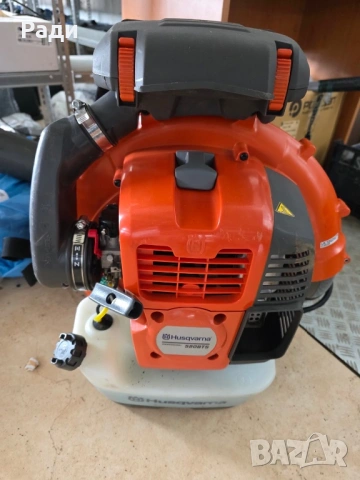 гръбна бензинова духалка за листа/въздуходувка – модел Husqvarna 580BTS Professional, снимка 4 - Прахосмукачки - 54832032