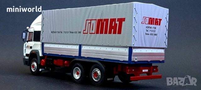 Iveco TurboStar 480 SOMAT - мащаб 1:43 на DeAgostini моделът е нов в блистер, снимка 3 - Колекции - 55289991