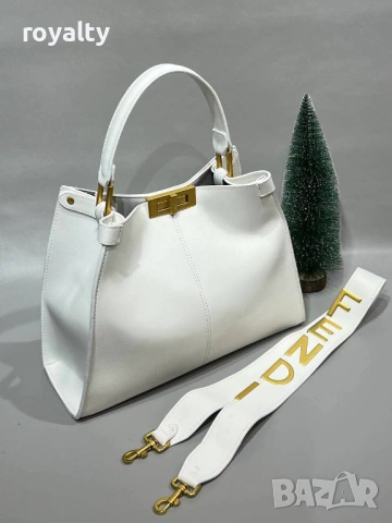 Fendi Нова Кожена Дамска Чанта Фенди Различни Цветове , снимка 2 - Чанти - 54649738