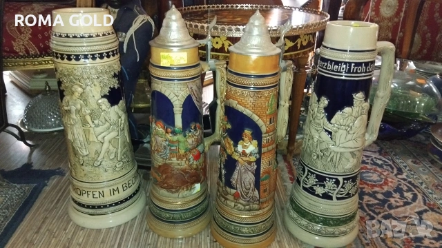 Колекционерски немски халби и бутилки., снимка 2 - Други ценни предмети - 54038346