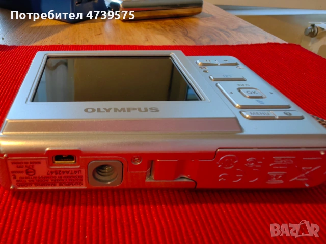 Цифров фотоапарат OLYMPUS T-100 + калъф, снимка 3 - Фотоапарати - 54881907