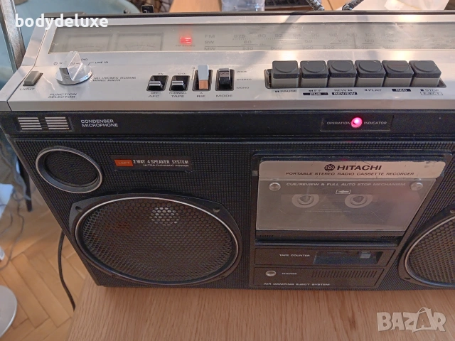 HITACHI TRK-8080E радио-касетофон, снимка 4 - Радиокасетофони, транзистори - 47673866