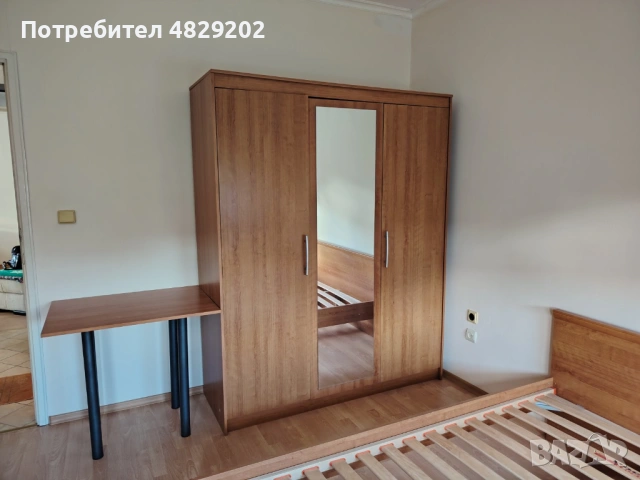 Спалня с подматрачни рамки , гардероб, скрин и нощно шкафче , снимка 2 - Спални и легла - 54572079