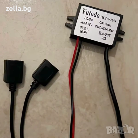 Step Down модул 12V 24V 36V 48V към 5V 3A USB – DC-DC конвертор за автомобил, соларни системи 10374, снимка 4 - Друга електроника - 54685124