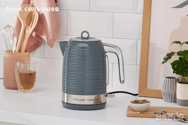 Russell Hobbs Inspire Grey 24363-70 Електрическа кана 1.7L 2400W