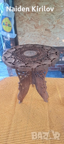 дървени масички, снимка 6 - Антикварни и старинни предмети - 55159498