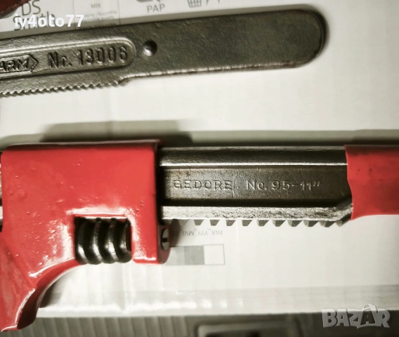 3 бр. немски раздвижени ключа ALARM Nr.13001/6 и GEDORE Nr.95 , снимка 9 - Ключове - 45749029