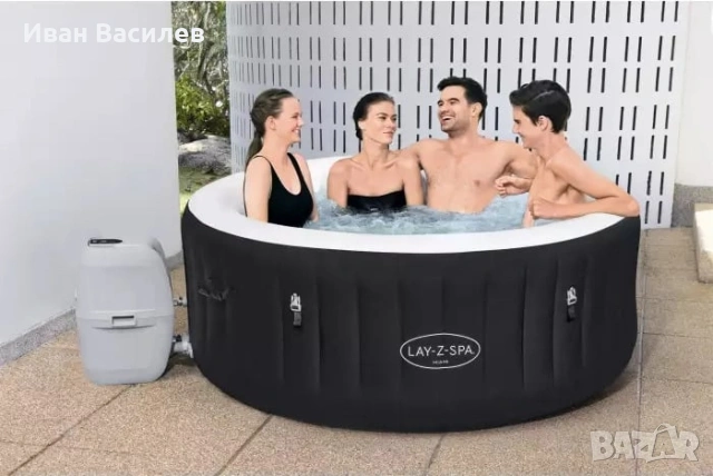 НОВО!Лукс Джакузи-Miami AirJet 1.80м-66см Bestway 2г гаранция