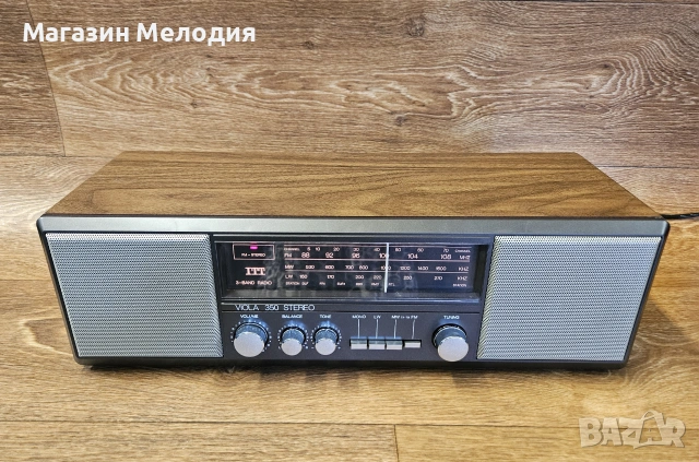 Радио ITT Viola 350 Stereo – Винтидж Дървена класика, Топъл аналогов звук, снимка 2 - Радиокасетофони, транзистори - 55022954