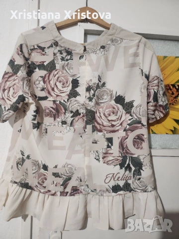Стилна дамска блуза на марката  Nelita, снимка 2 - Туники - 54306828