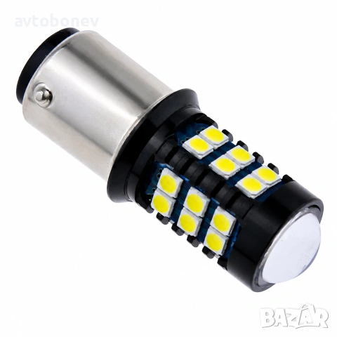 LED крушки с една светлина(P21W-BA15S)12-24V, к-т /2бр./, снимка 2 - Аксесоари и консумативи - 55049578