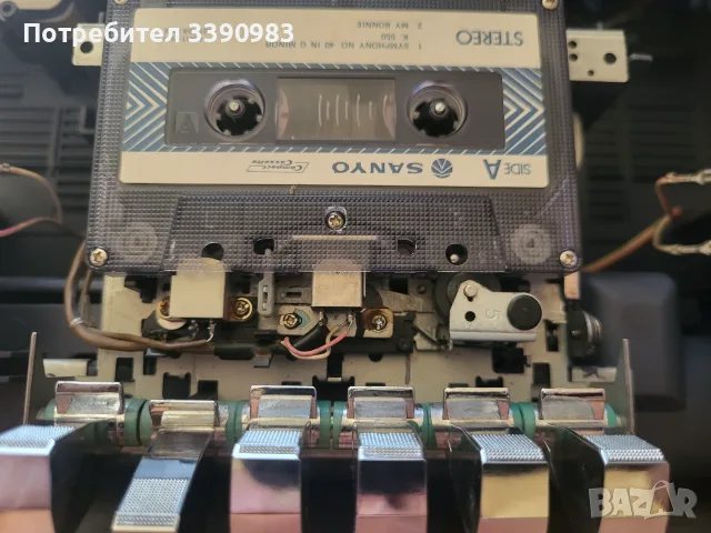 Sanyo M9830K радиокасетофон, снимка 14 - Радиокасетофони, транзистори - 55357502