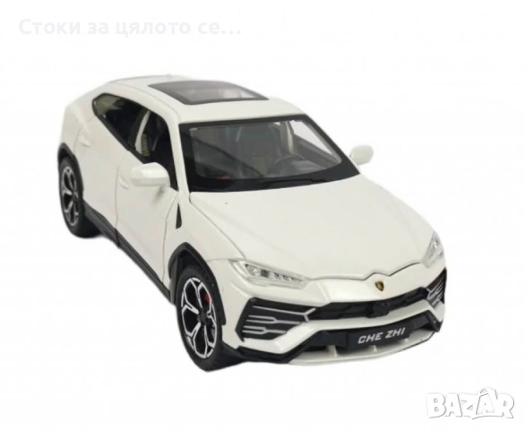Метален джип Lamborghini Urus – Пушек, звук и светлина, снимка 3 - Коли, камиони, мотори, писти - 55046225