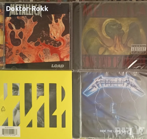 Metallica - оригинални запечатани дискове 