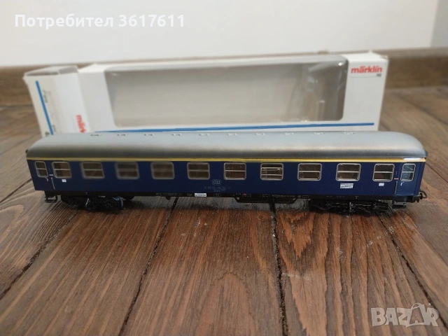 ЖП модел на вагон Marklin 4052 железница, снимка 11 - Колекции - 54017173