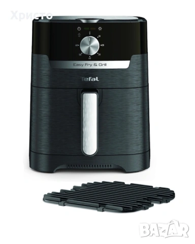 Уред за готвене с горещ въздух Tefal Easy Fry & Grill EY501815, 1400W, капацитет 4.2L, снимка 6 - Фритюрници - 54787751