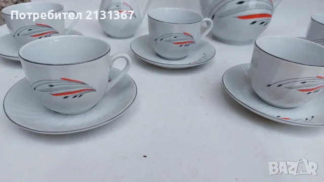 китка,изида,сервиз,български порцелан, снимка 2 - Сервизи - 55338808