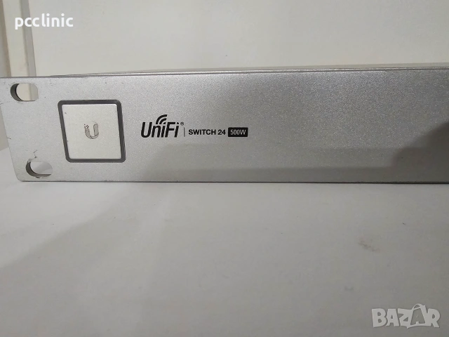 Ubiquiti UniFi Switch 24 500W (US-24-500W) – Управляем PoE+ Суич | 6 м. гаранция + опция за фактура, снимка 2 - Суичове - 55043734
