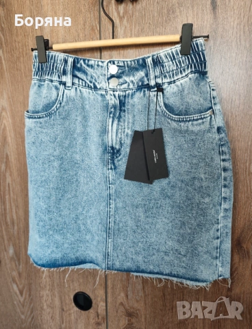 Vero Moda нова къса пола от деним, снимка 4 - Поли - 54333943