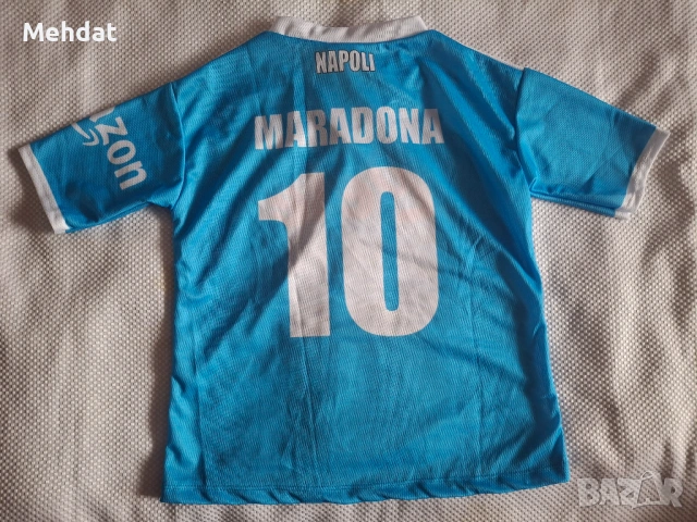 Napoli Maradona #10 детска тениска ⚽ размер 8 (реплика), снимка 2 - Футбол - 54158523