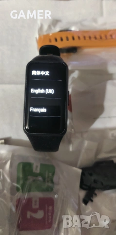 Фитнес гривна Huawei Band 6, кабел, 4 нови каишки и силиконов протектор, снимка 4 - Смарт гривни - 55166249