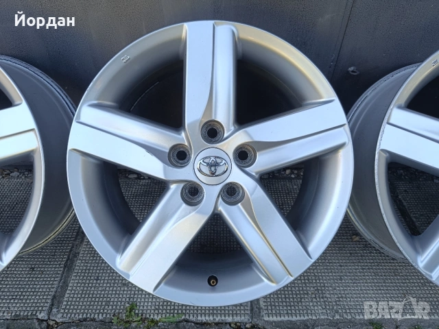 ОРИГИНАЛНИ джанти 17 ' цола 5x114,3 Toyota Auris / Тойота Аурис 7J ET50, снимка 8 - Гуми и джанти - 54793436