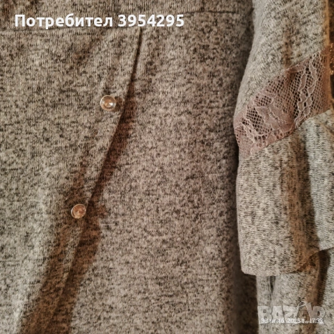 Продавам красив, дълъг, ексклузивен пуловер, много приятен за тялото., снимка 4 - Блузи с дълъг ръкав и пуловери - 54282288
