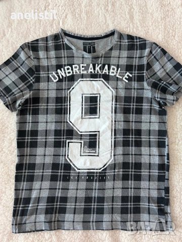 Мъжка тениска Rising Youth “Unbreakable 9” – размер L, снимка 2 - Тениски - 55070706