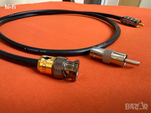 Cambridge Audio digital coaxial cable RCA - BNC, снимка 7 - Ресийвъри, усилватели, смесителни пултове - 54638111