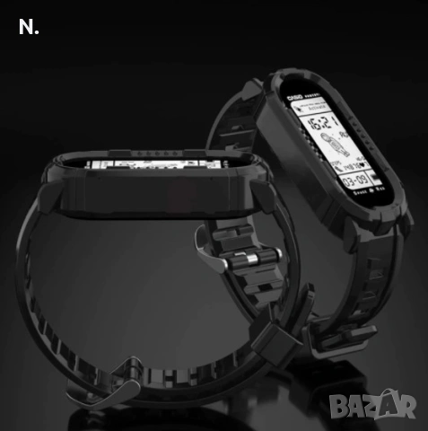 Удароустойчива гривна за Mi band 3 , 4 , 5 , 6 , 7, снимка 3 - Смарт гривни - 55160769