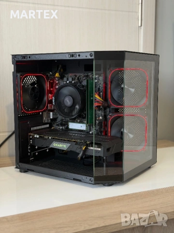 Геймърски компютър Ryzen 5 3600, GTX1660, 16GB RAM, снимка 5 - Геймърски - 54568384