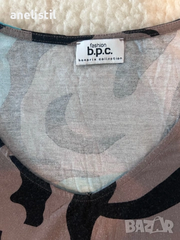 Дамска рокля b.p.c. (Bonprix Collection) – Еластична, Размер M/L, снимка 2 - Рокли - 55069110