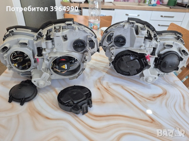 Кристални Оригинални КСЕНОНОВИ фарове BOSCH за Мерцедес С клас W203 фейстлифт , снимка 4 - Части - 54690775
