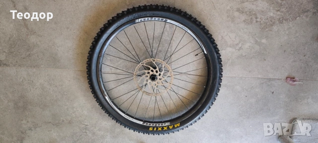 Предна капла 27,5" ,  20mm ос, Hope, гума, диск, снимка 4 - Части за велосипеди - 54899628
