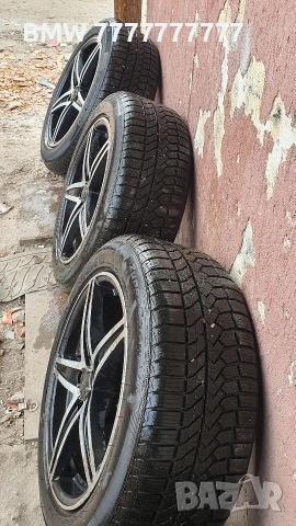 17-ки джанти с зимни гуми за мерцедес 215/55R17 