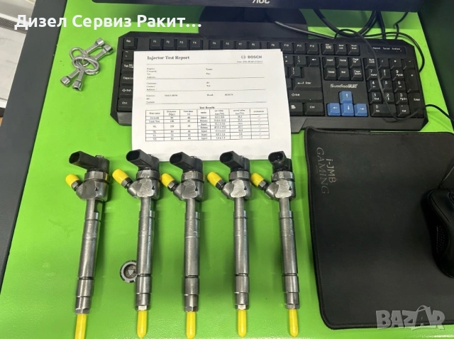 Дюзи за Mercedes ML w163 270cdi 0445110096, снимка 2 - Части - 54001283