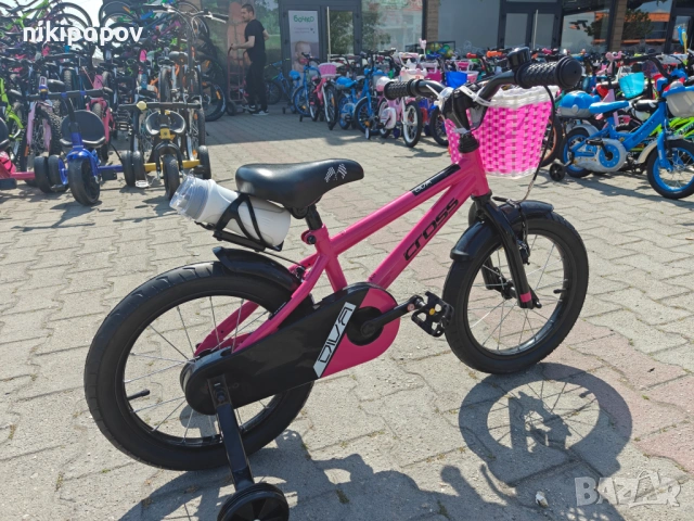 CROSS Велосипед 14" DIVA розов, снимка 11 - Велосипеди - 54357488