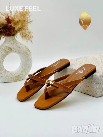 Hermes ⚜️Дамски Чехли , снимка 2 - Чехли - 55286703