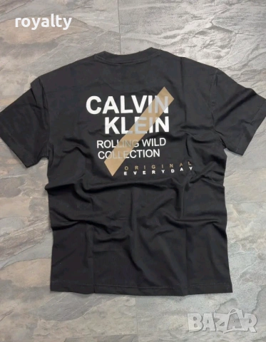 Calvin Klein Нова Черна Мъжка Тениска Келвин Клайн 