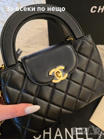 Chanel Kelly Дамска Черна Чанта Код Brand Luxury Fashion11, снимка 8 - Чанти - 54953693