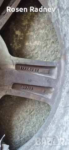 Джанти 17" 5х112 Audi vw, снимка 2 - Гуми и джанти - 54491219