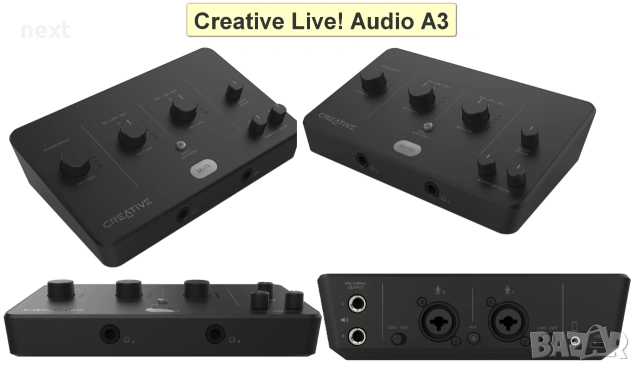 Creative външни USB звукови карти и DAC Sound Blaster Play! 4 / G3 / G6 / GC7 / X4 / A3 / G8, снимка 10 - Други - 55033987